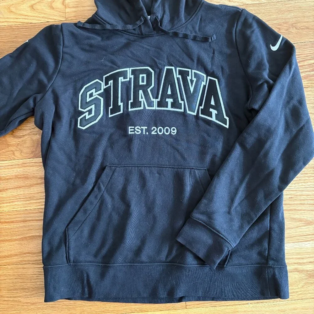 Nike Strava branded hooded sweatshirt